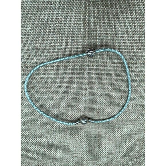 Pandora Sagittarius leather wrap bracelet with Pandora Charm - Picture 7 of 8